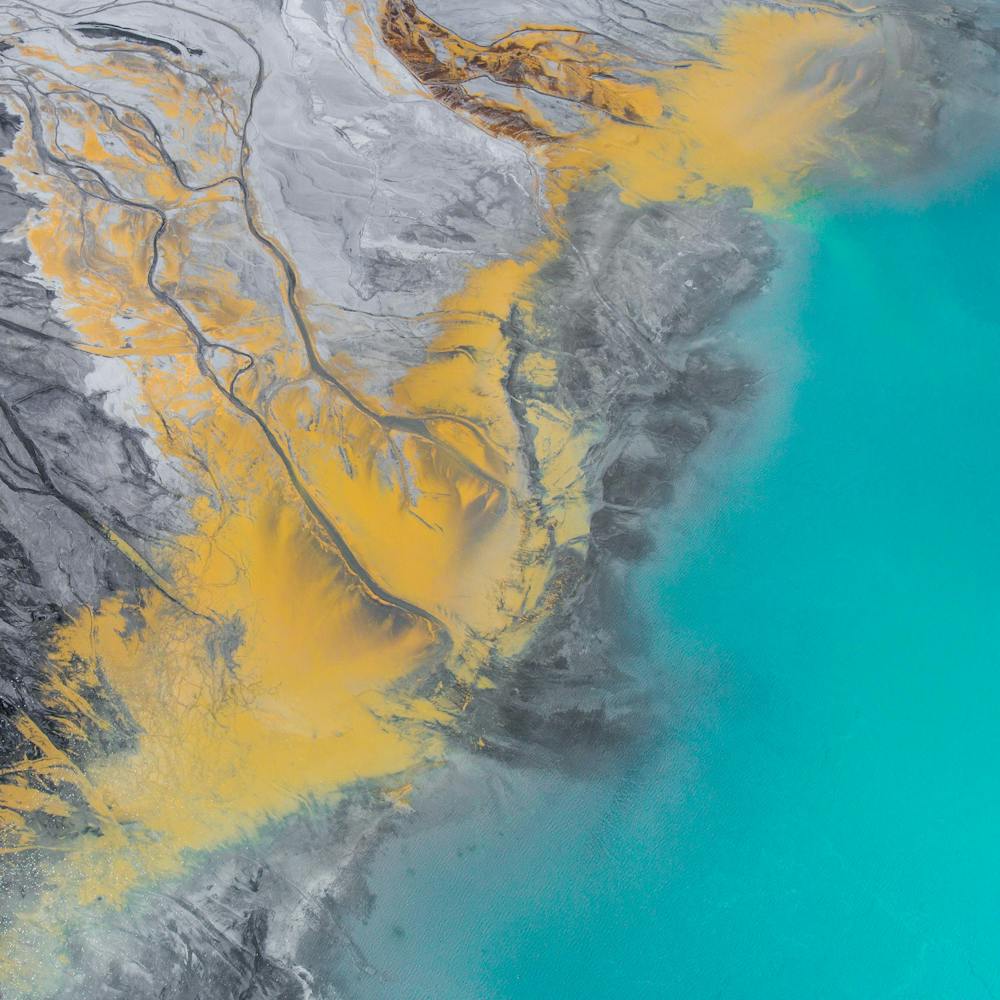 Aerial View Of Iceland