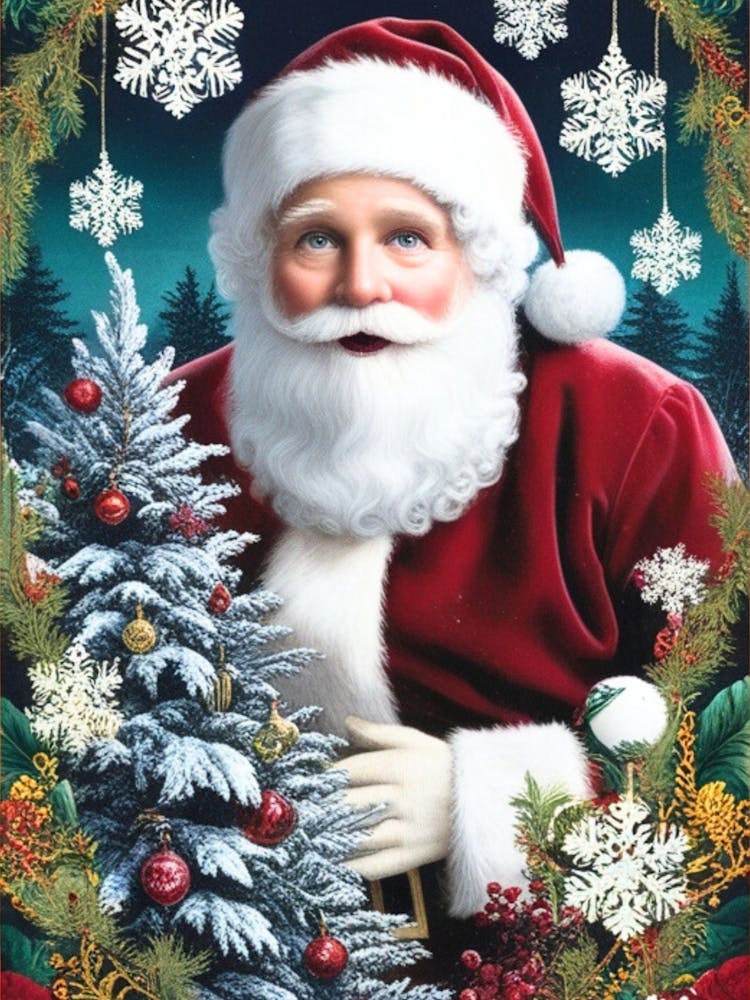 William Morris Santa Claus Christmas