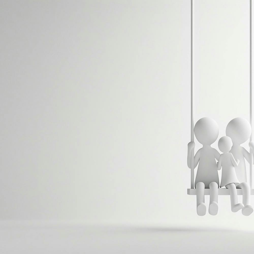 Family On A Swing