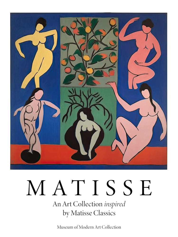 Tanzende Frauen, Formstudie – Die von Matisse inspirierte Kunstkollektion – Poster 3