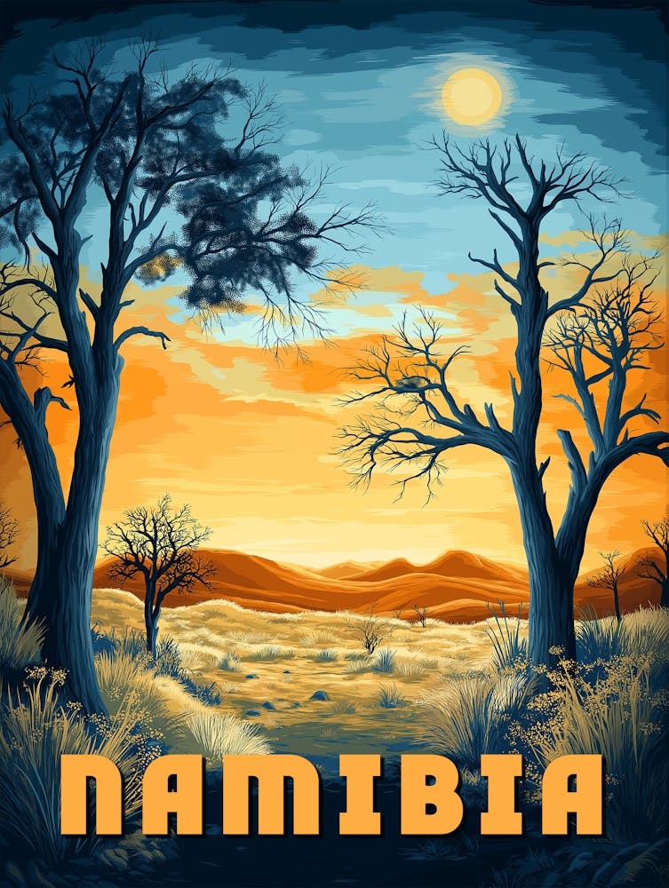 Namibia - Retro Afrikanische Safari