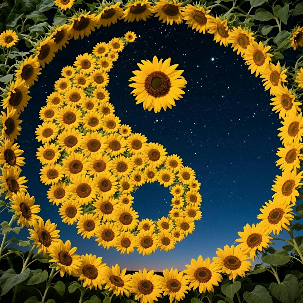 Tournesols Yin Yang 1
