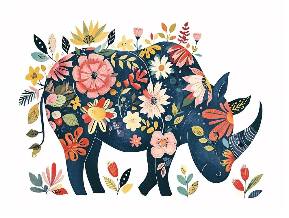 Little Floral Rhinoceros 1
