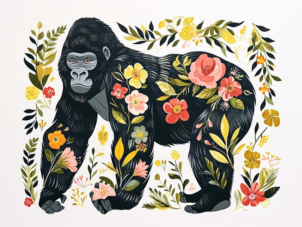 Little Floral Mountain Gorilla 1
