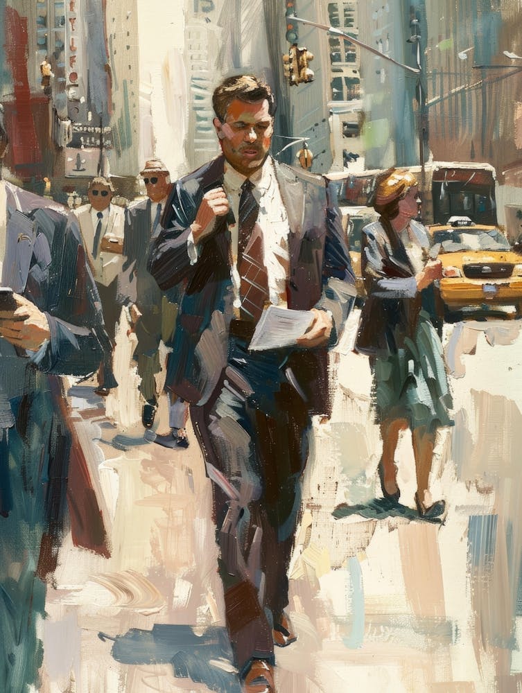 Businessmen In New York City