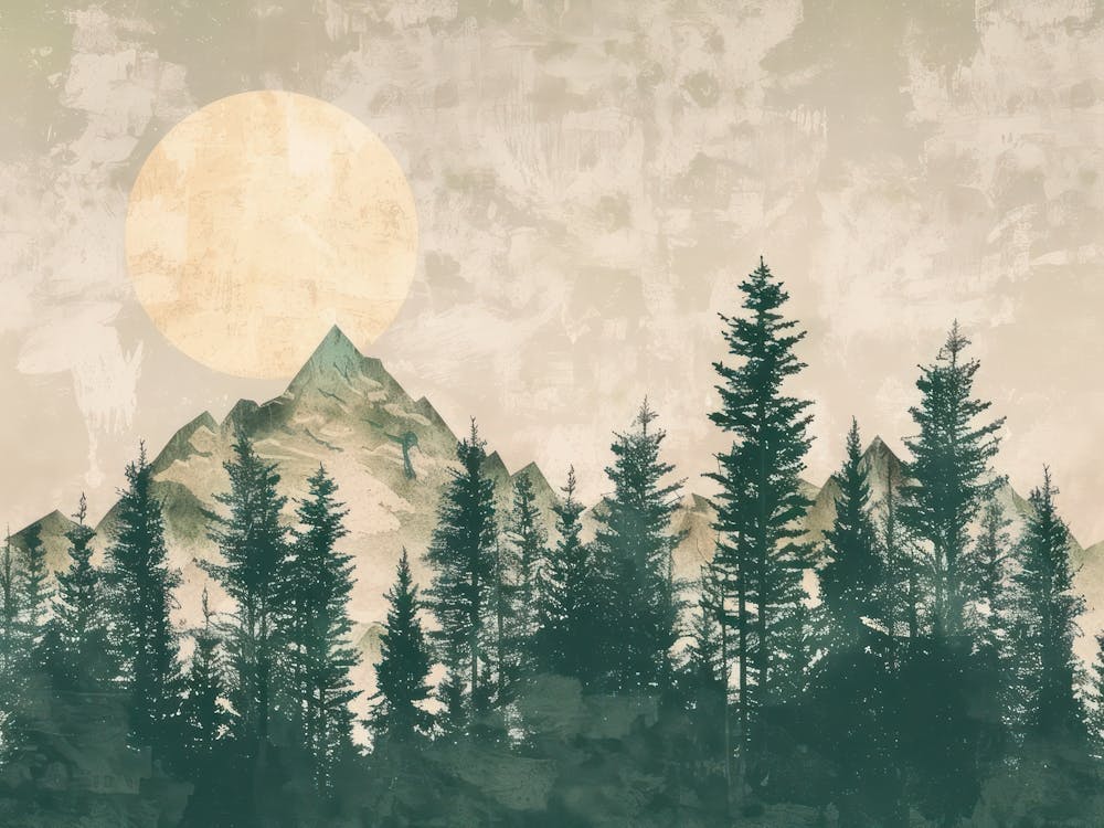 Retro Landscape Illustration 2