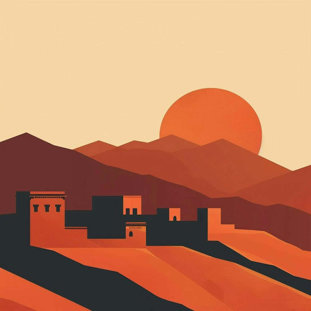 Sunset In The Desert 2