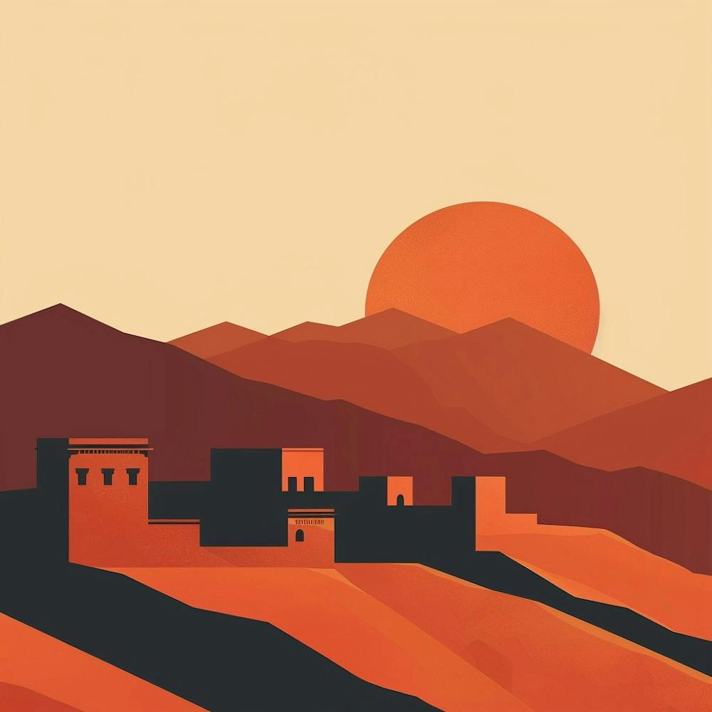 Sunset In The Desert 2