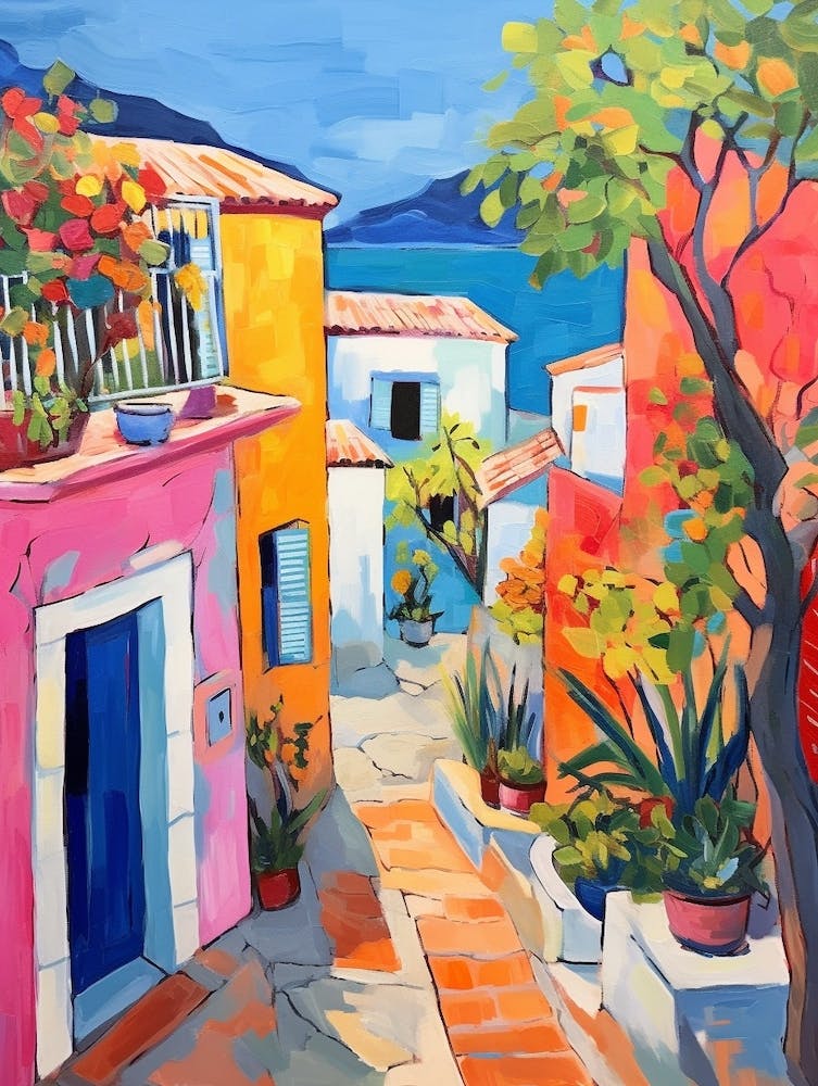 Crete Greece 1 Fauvist Painting