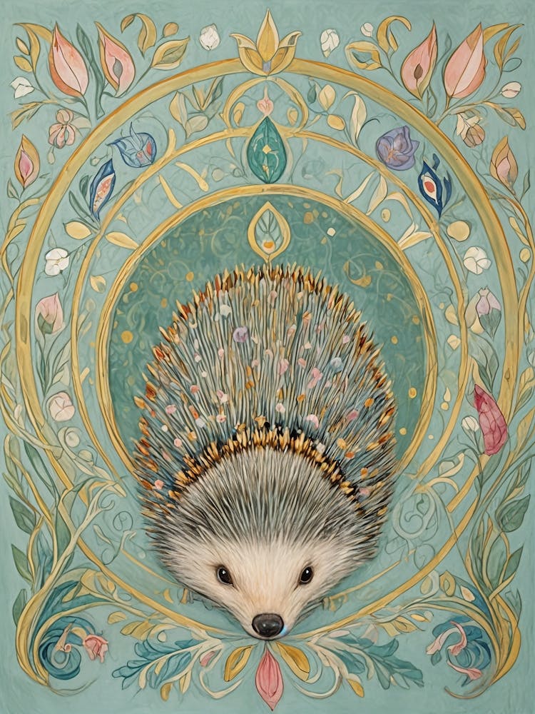 Hedgehog In Pastel