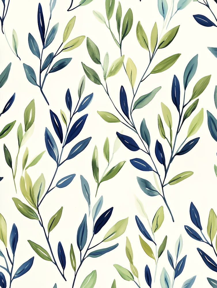 Watercolor Leaves