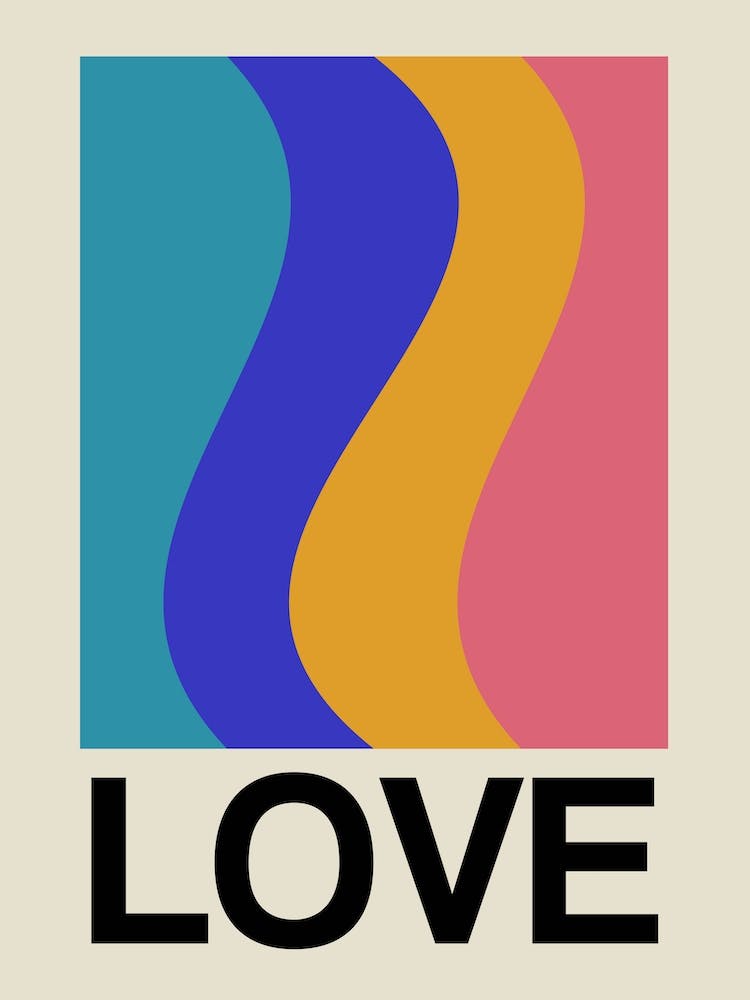 Retro Love Wave Marshmallow 1