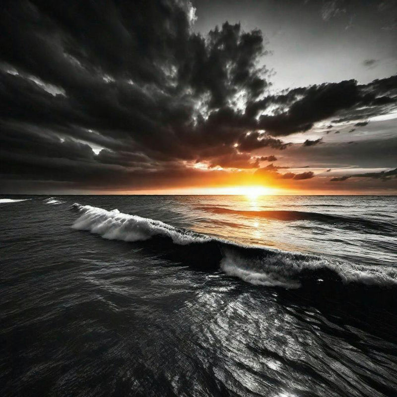 Sunset Over The Ocean 228