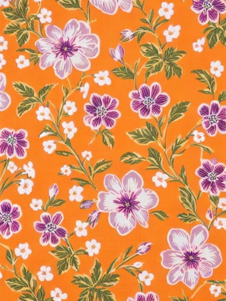 Bluebell Floral Print Retro Pattern2 Flower