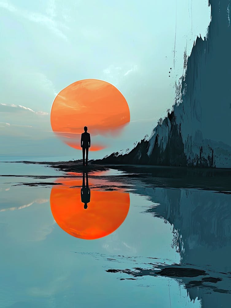 Sunset, Minimalism 8