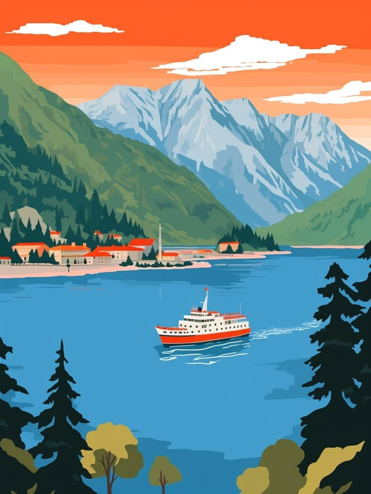 Montenegro 3 Travel Illustration