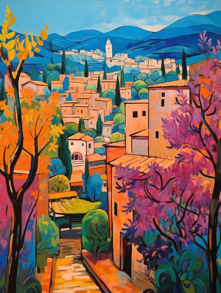 Urbino Italy 2 Fauvist Painting