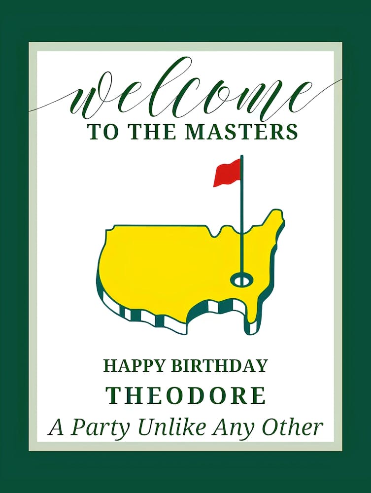 Welcome To The Masters