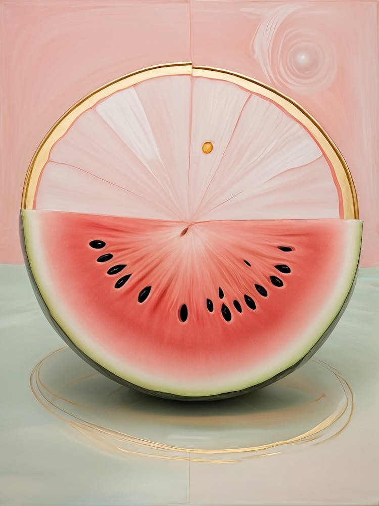 Pastel Watermelon Slice