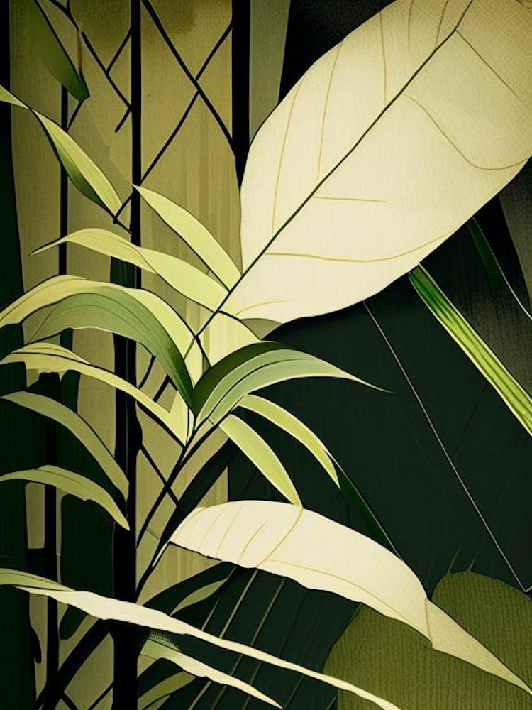Bamboo Leaf Rousseau Inspired