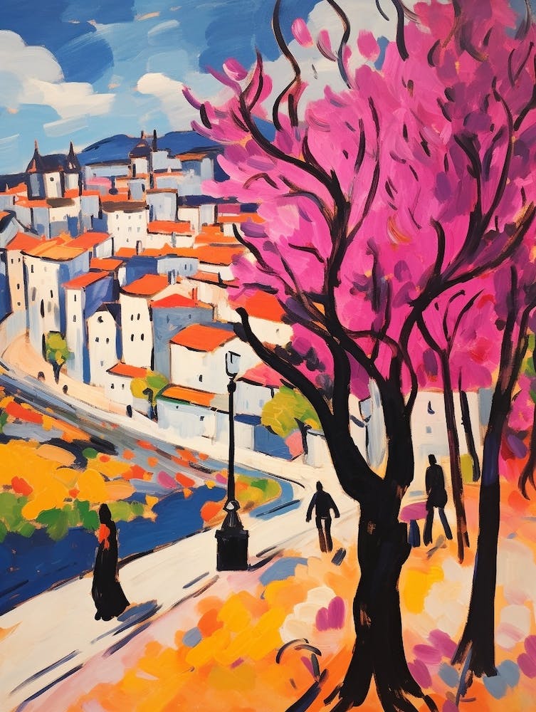 Santander Spain 5 Fauvist Painting