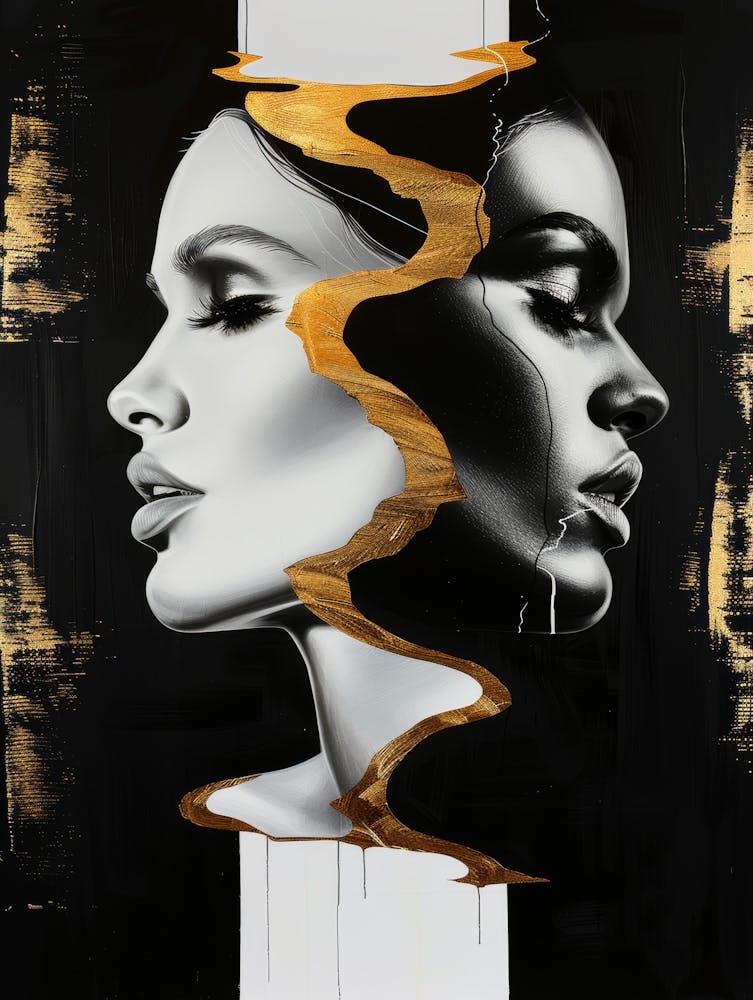 Gold And Black 75