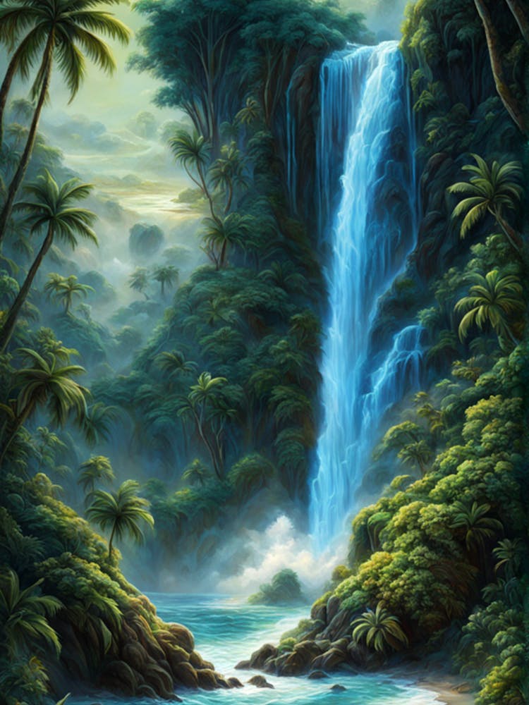 Waterfall In The Jungle 4
