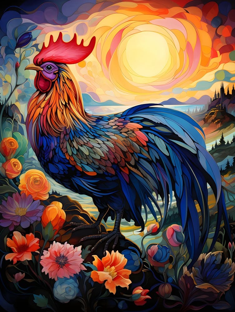 Sunrise Rooster 5