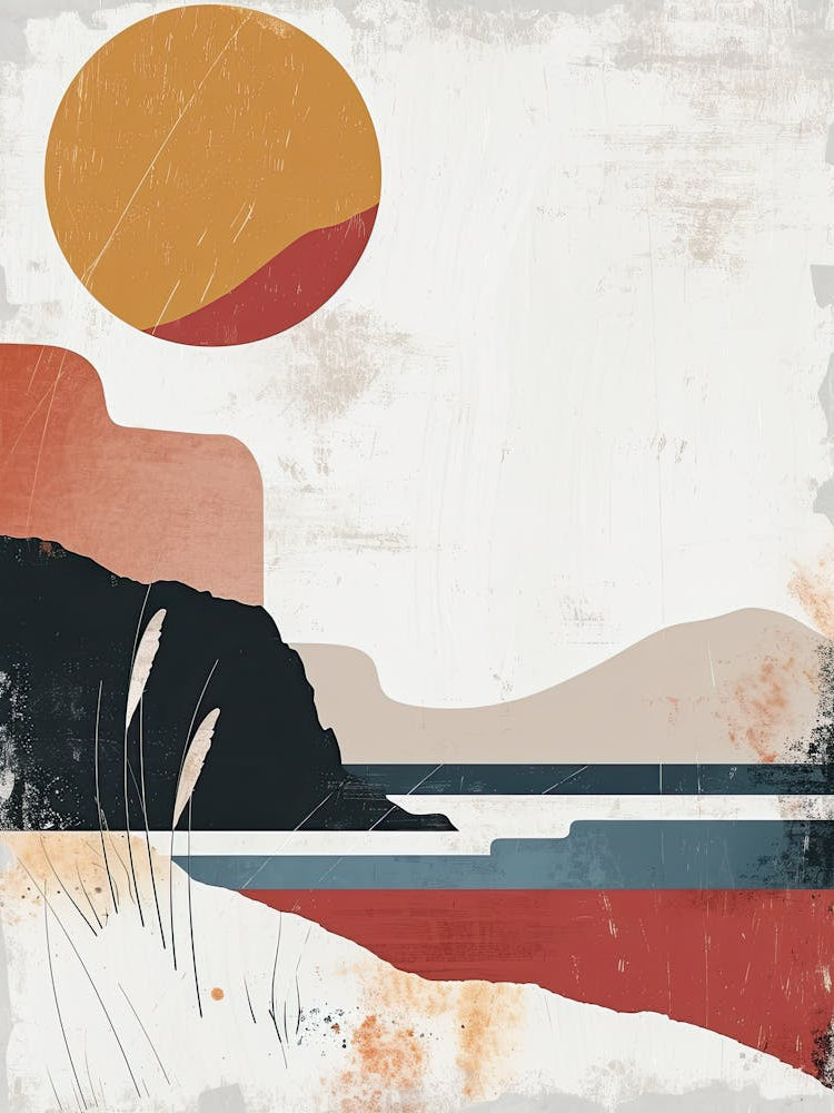 Sunset, Scandinavian Minimalism 1