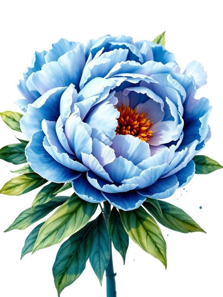 Blue Peony