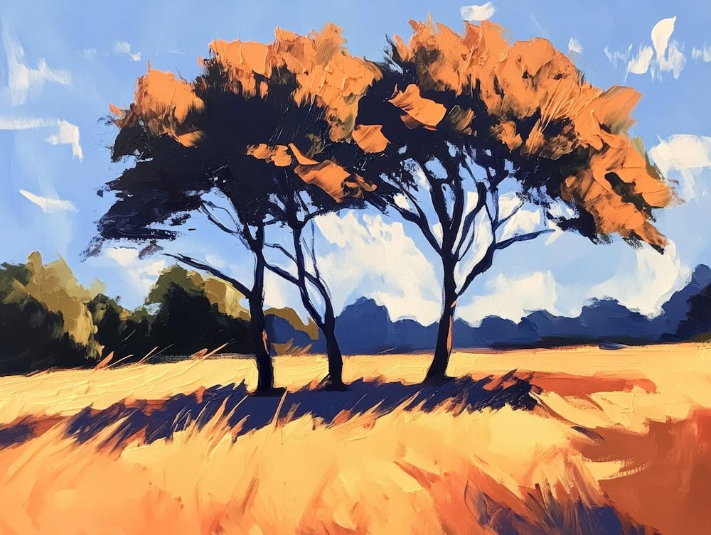 Trees In The Field 3