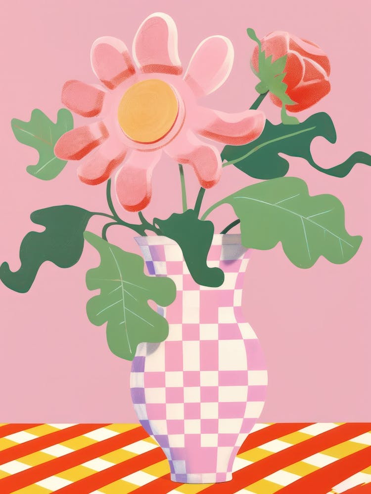 Roses Flower Vase 3