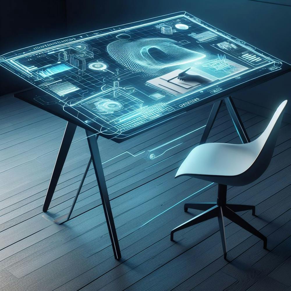 Futuristic Desk 6