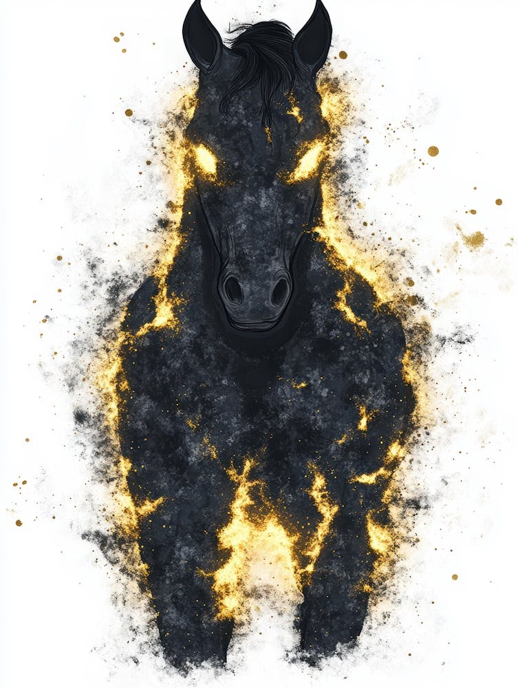 Fire Horse Canvas Print