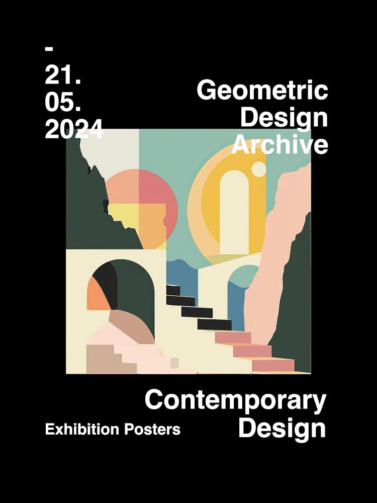 Geometric Design Archive Poster 53