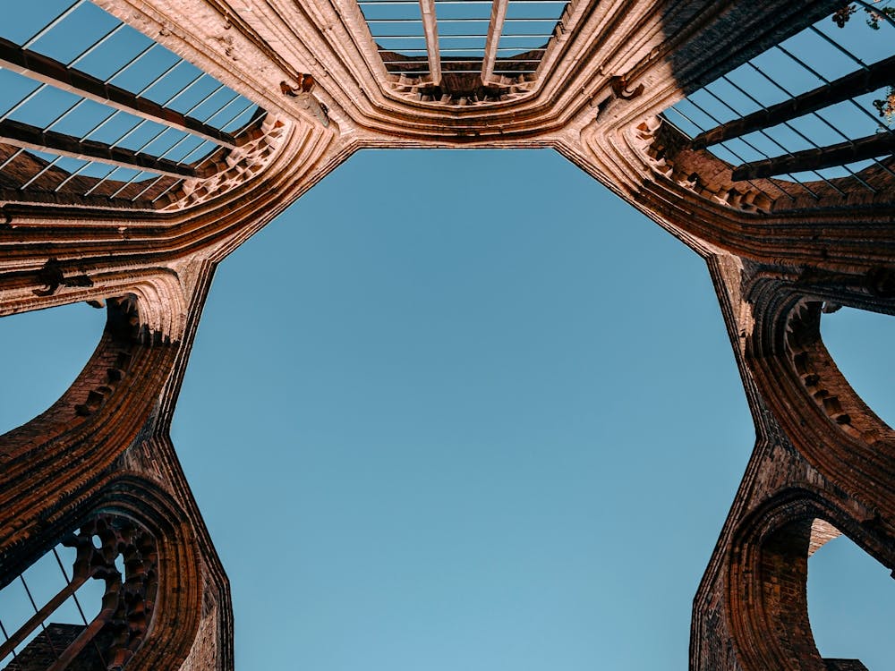 Old Monastery And Blue Berlin Sky 02