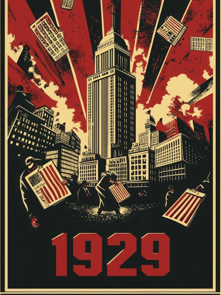 Aihrgdesign A Vintage Financial Poster Depicting The Dramatic C8a7657d 4fc1 47c4 B3a5 335eeaeaafd3 0