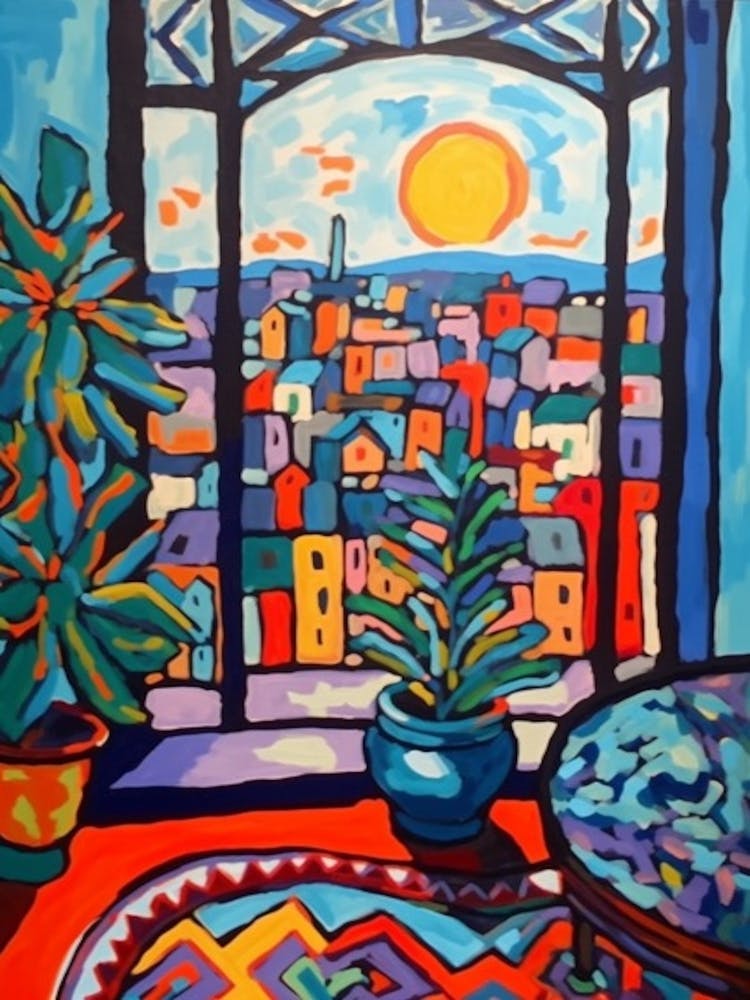 Window Toronto Canada In The Style Of Matisse 4