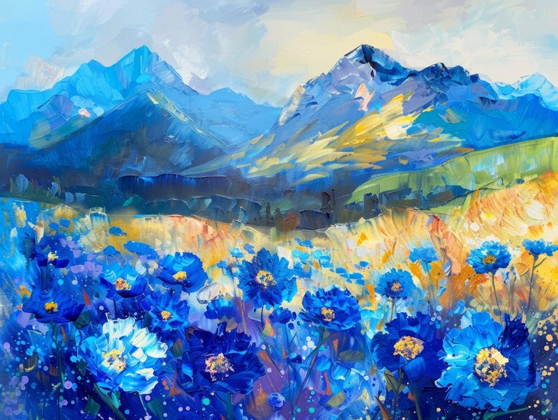 Blue Flowers 86