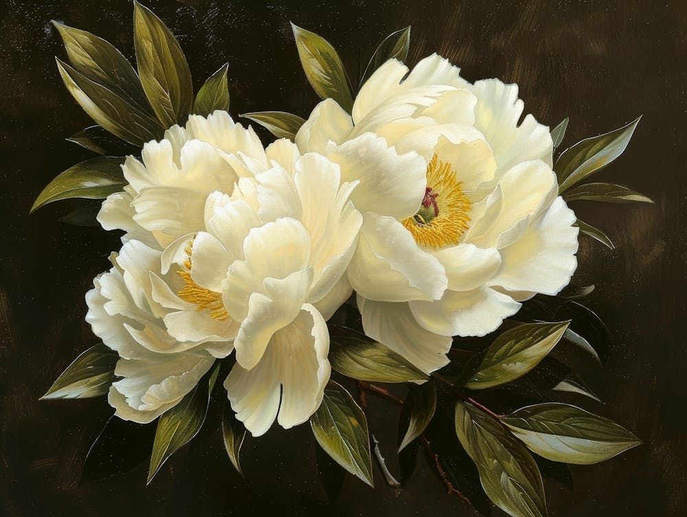 Pivoines Blanches 1
