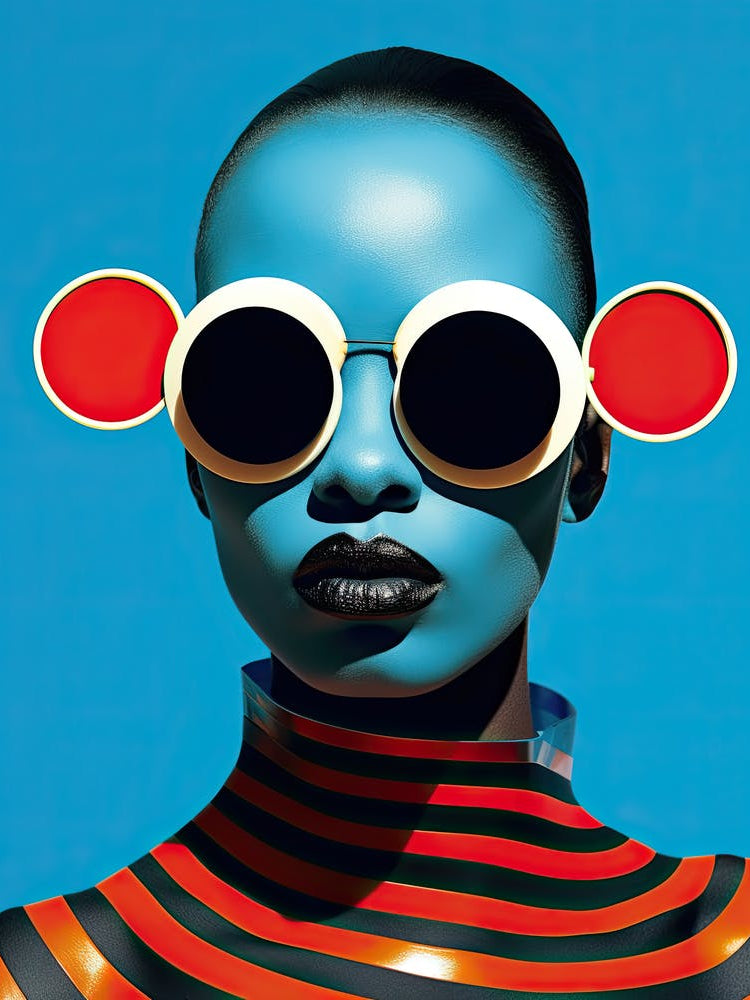 Cosmic Threads Unveiled: Afrofuturist Aura