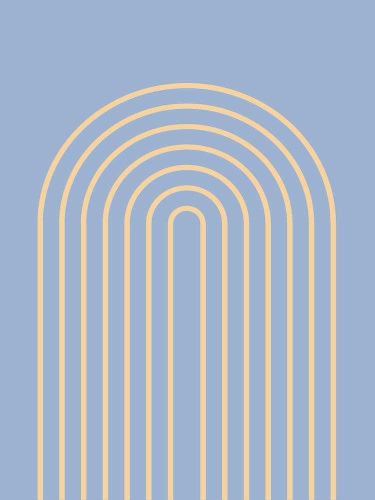 Boho Regenbogen Blau