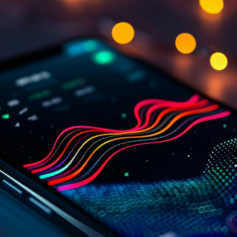 Phone With A Colorful Screen