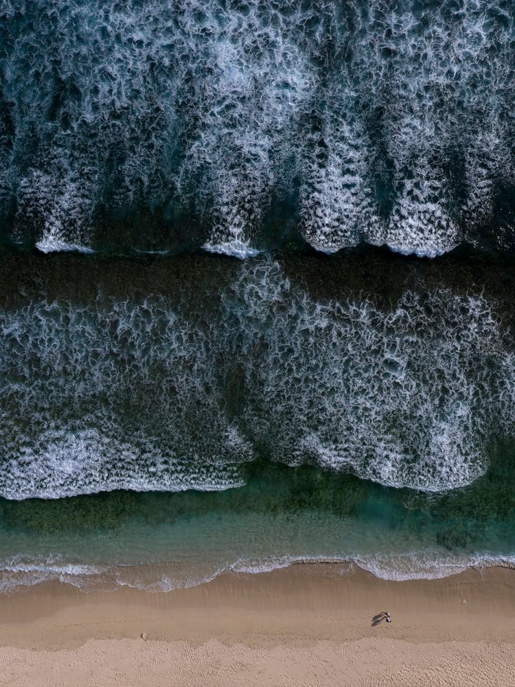 The Walk On A Calm Beach