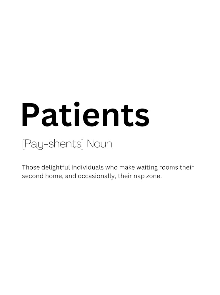 Patients Definition Meaning