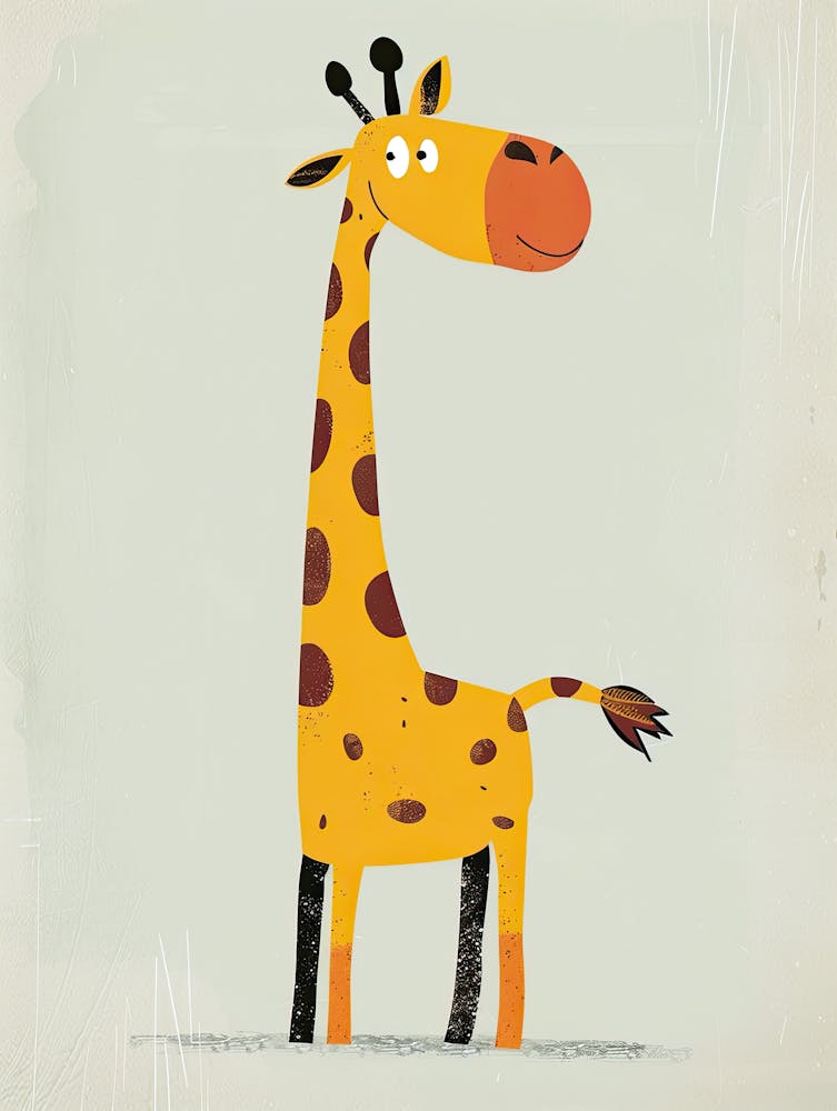 Giraffe Cuteness Children Prints & Kids Posters