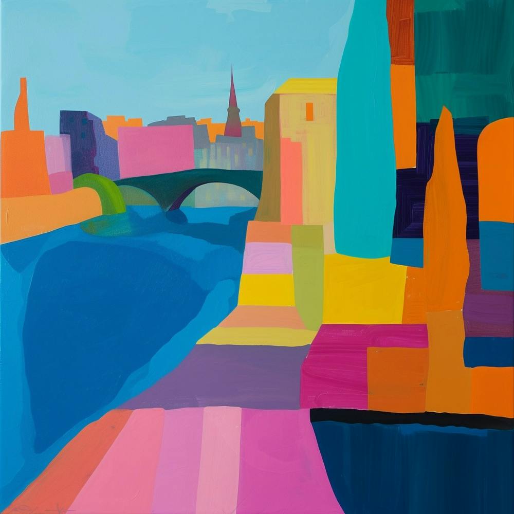 Abstract Travel Collection Paris France 2