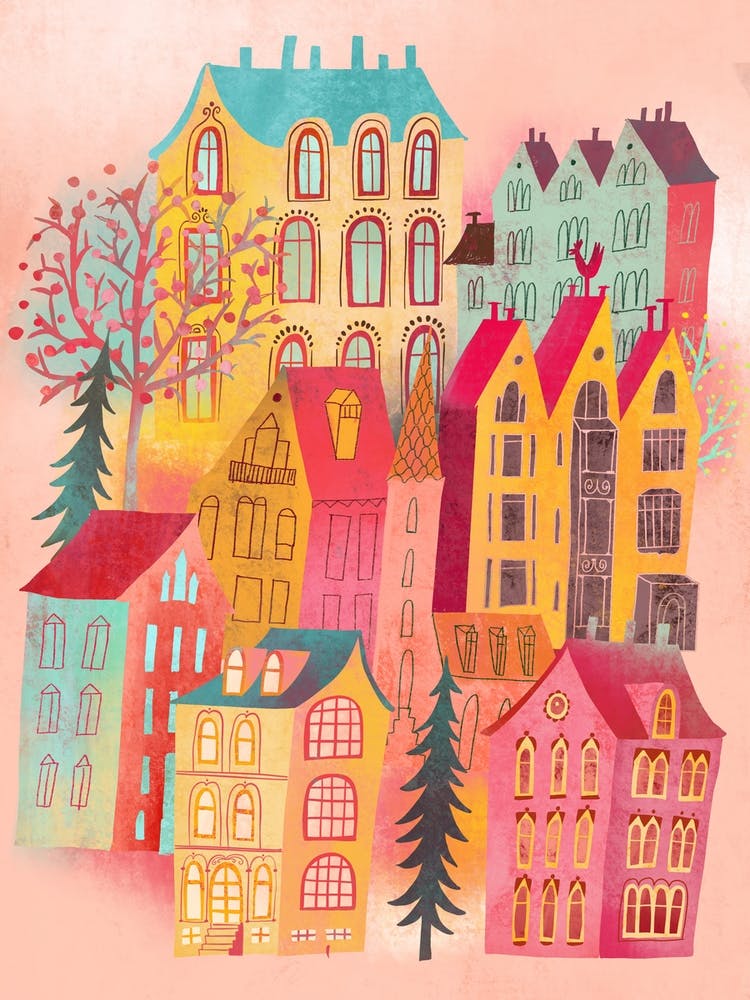 Lovely Pink Village