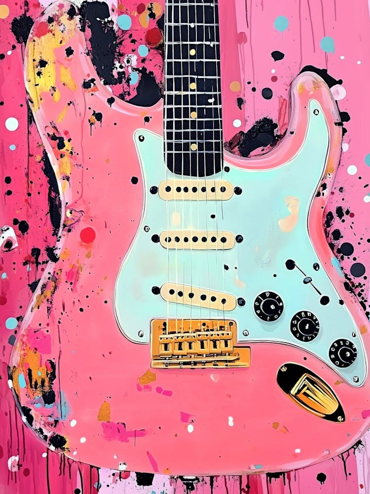 Pink Guitar 1