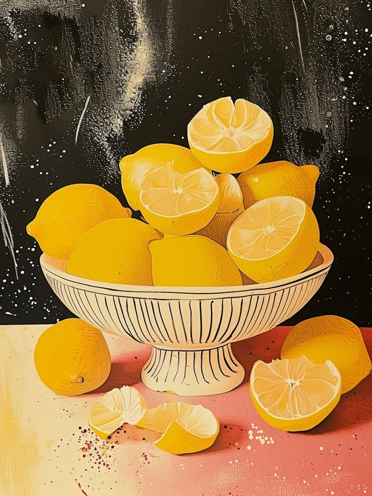 Art Deco Lemons 1